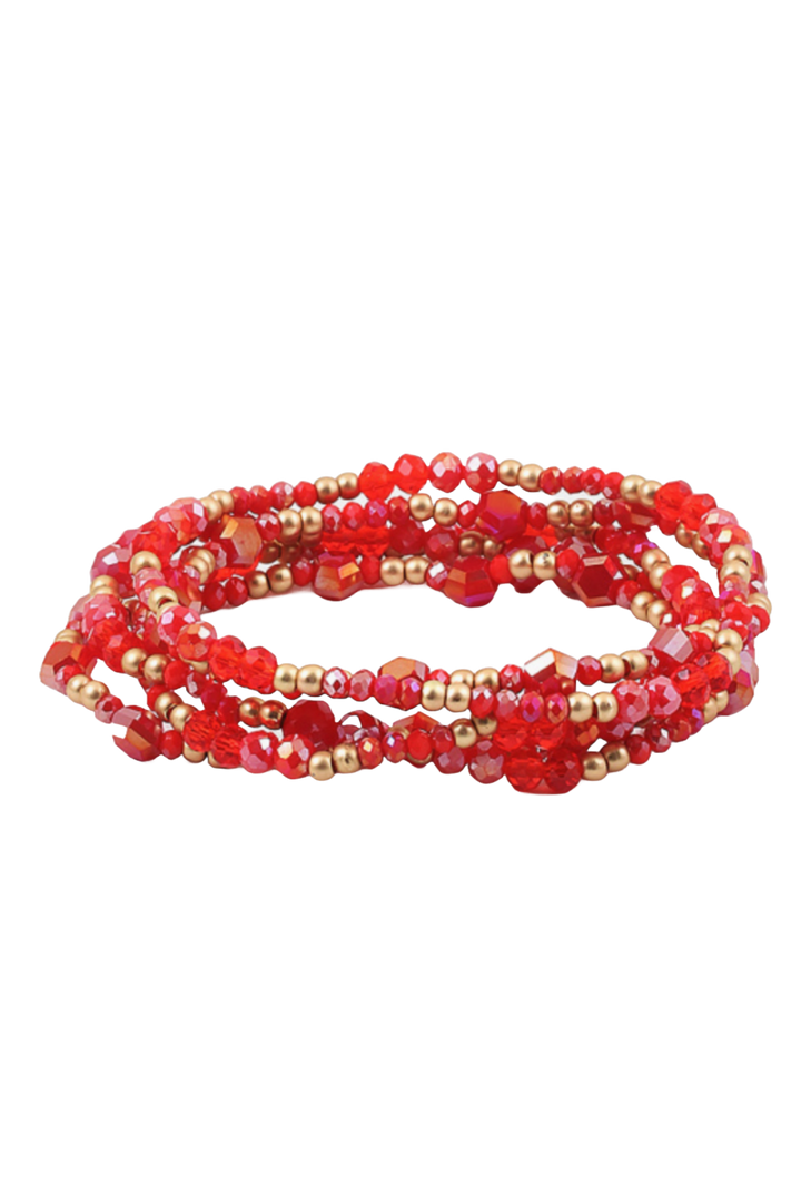 The Rhea Bracelet- Red