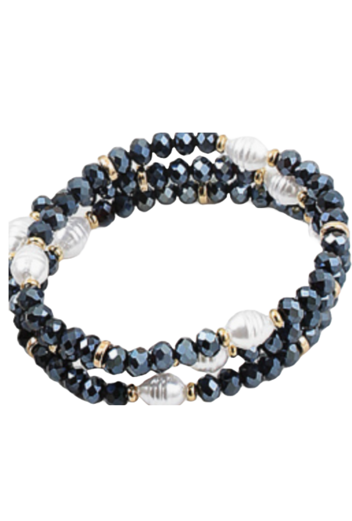 The Skye Bracelet- Dark Navy
