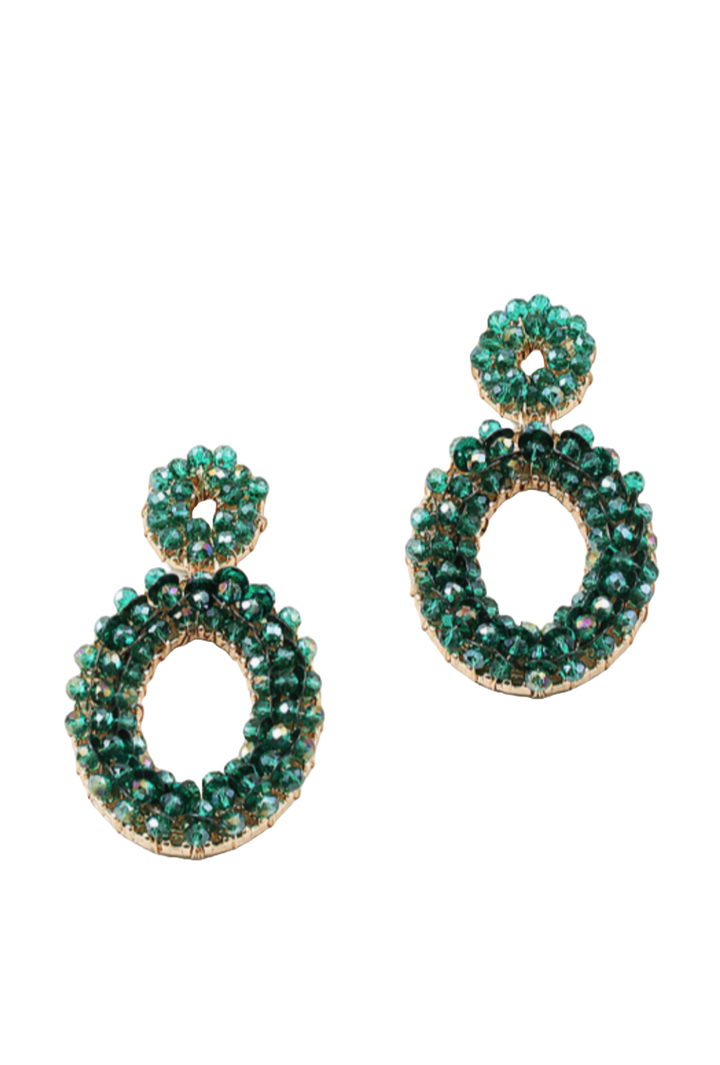 The Adaline Earring- Green