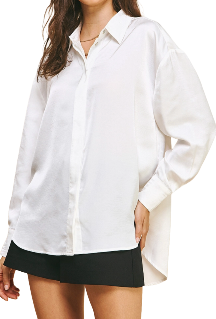 The Poppy Blouse- Off White