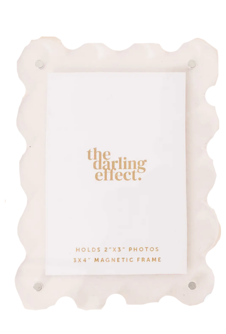 Mini Acrylic Picture Frame Magnet-Clear