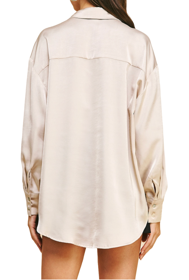 The Poppy Blouse- Oatmeal