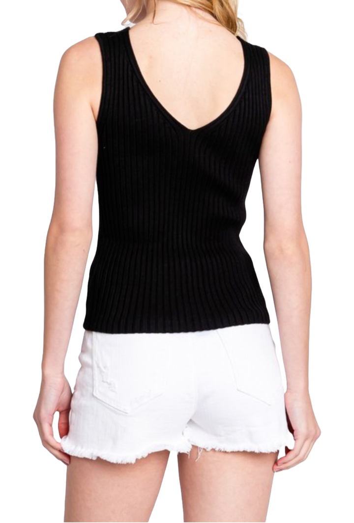 The Evalina Top- Black