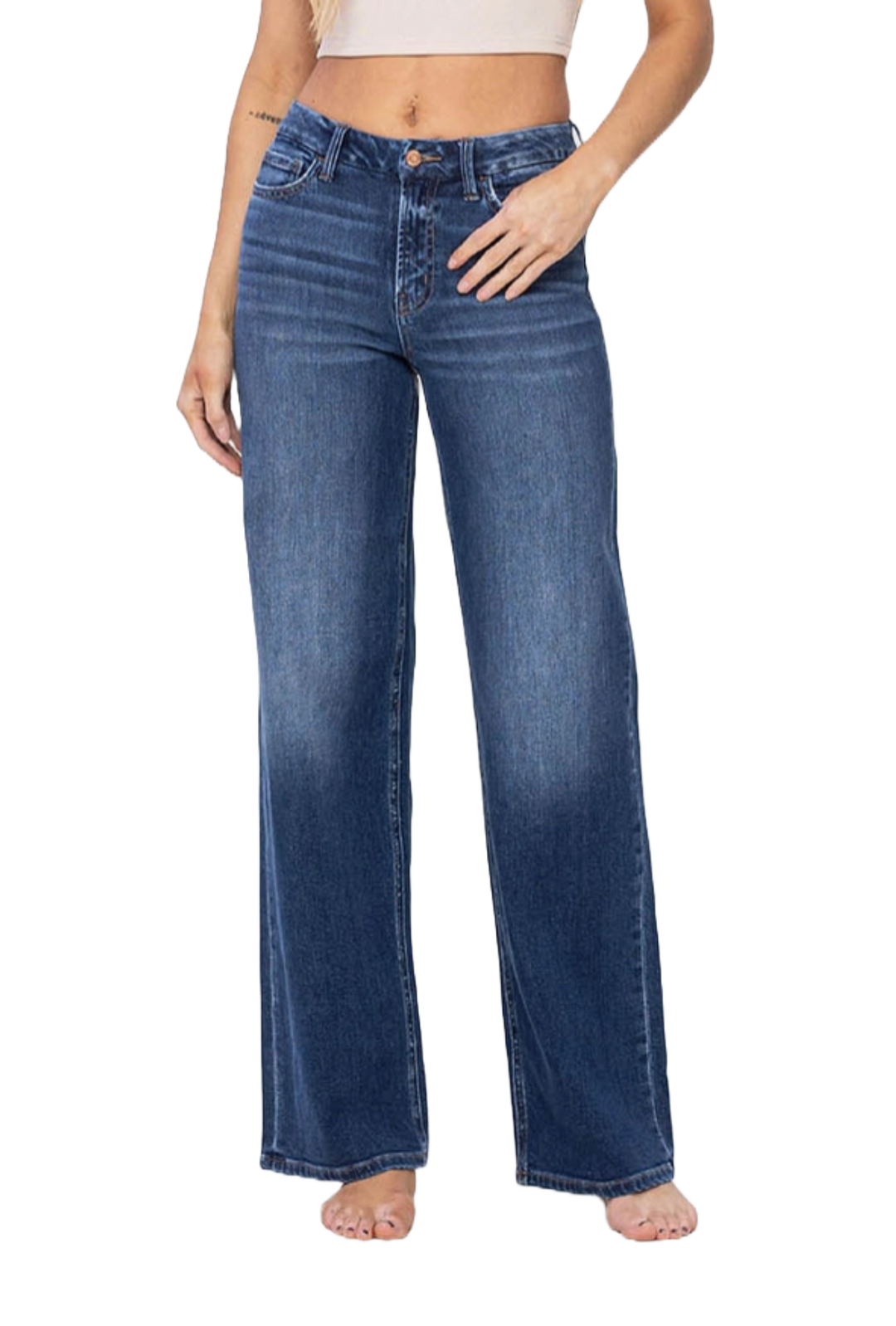 High Rise Loose Fit Jean