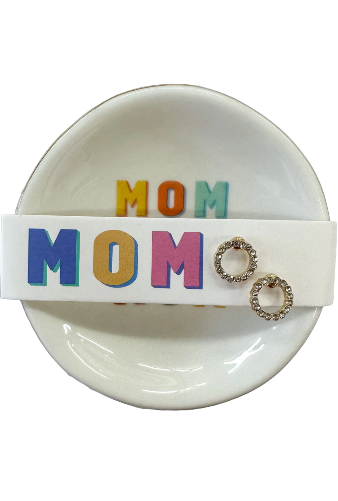 Mom Jewelry Dish and Earrings