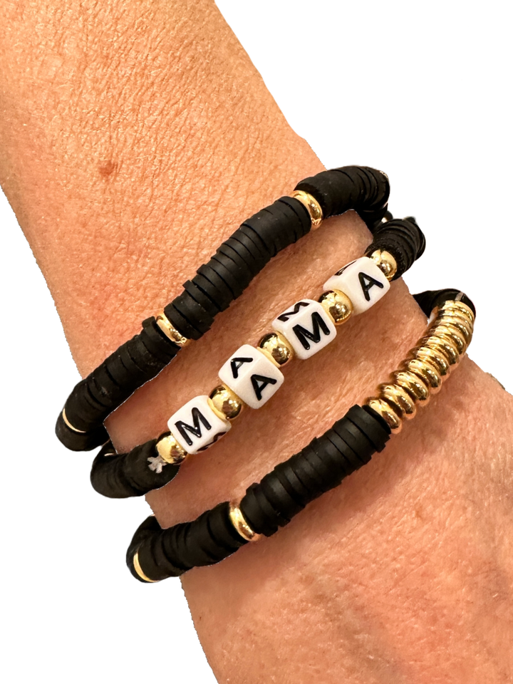 "Mama" Bracelet- Black