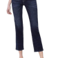 Dark Wash Mid-Rise Slim Straight Jean