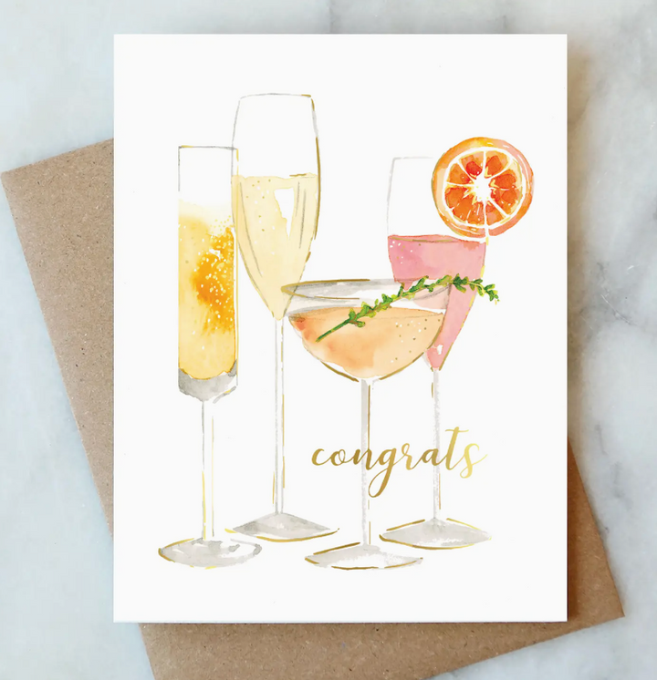 Bubbly Congrats Greeting Card