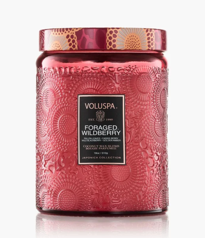 Foraged Wildberry Large Jar Candle
