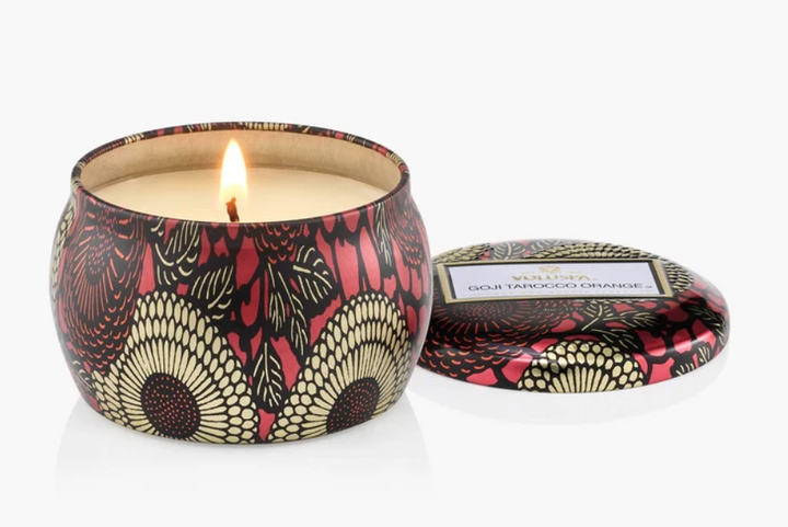 Goji Tarocco Orange Mini Tin Candle