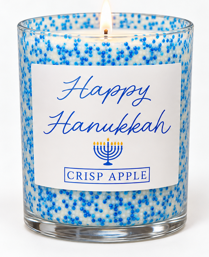 Happy Hanukkah Candle
