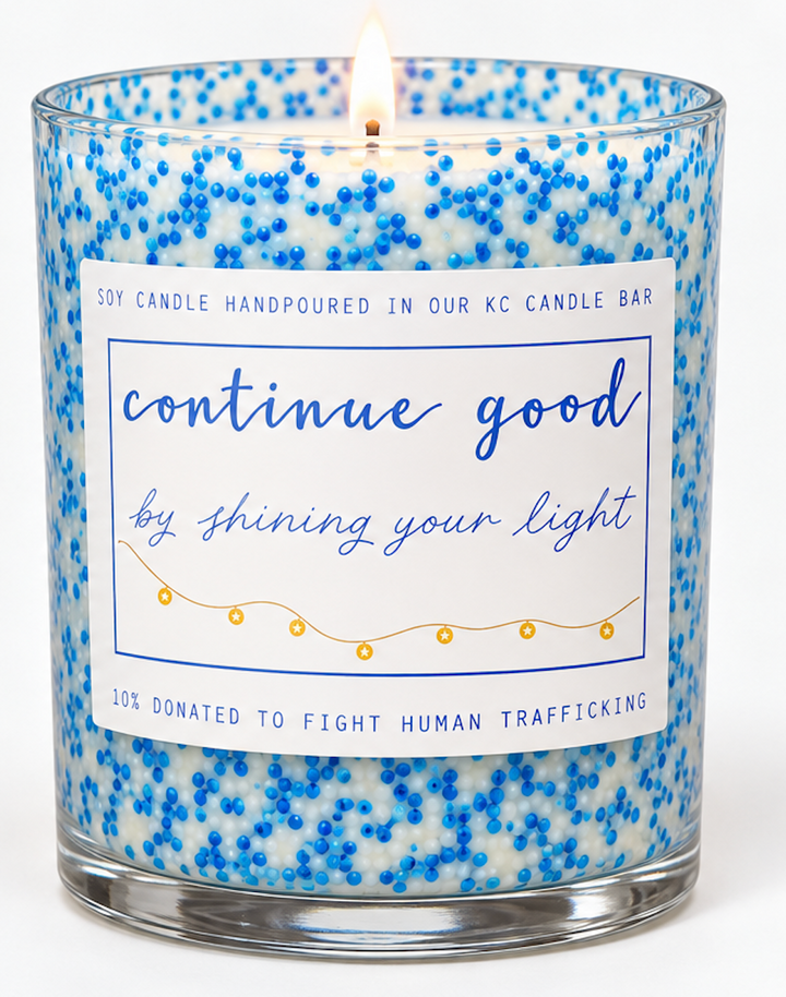 Happy Hanukkah Candle