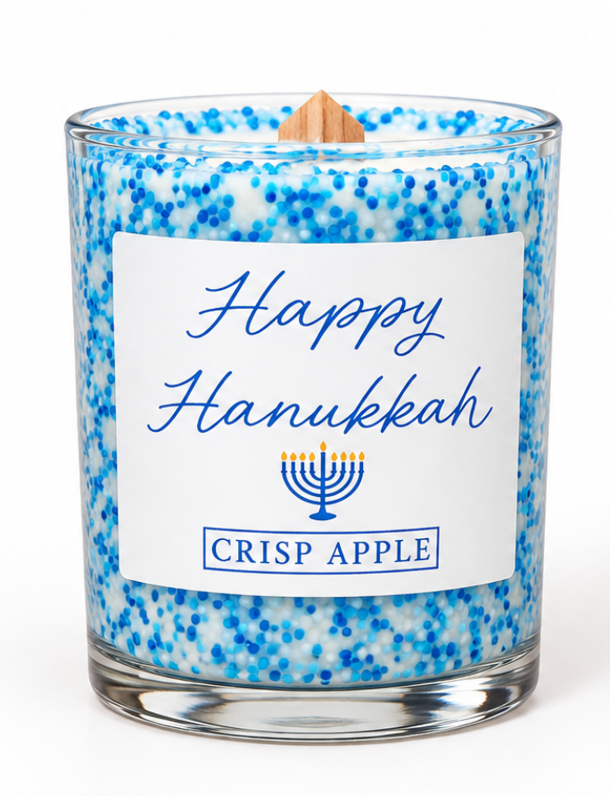 Mini Happy Hanukkah Candle
