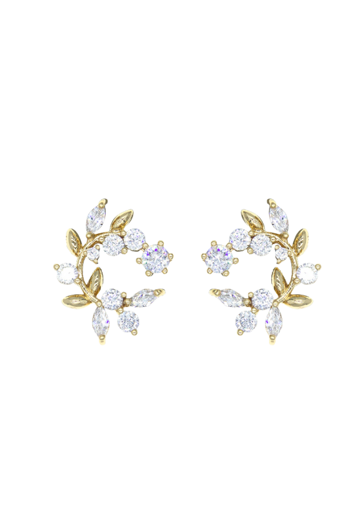 The Delia Earrings- Gold