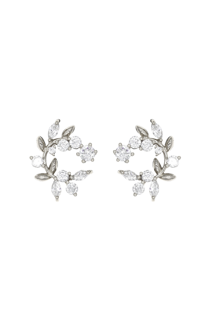 The Delia Earrings- Silver