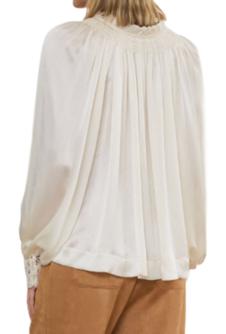 The Aerin Blouse- Ivory