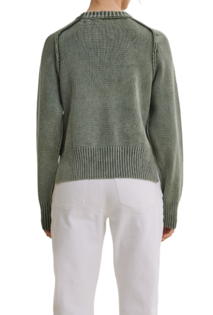 The Cara Sweater- Moss