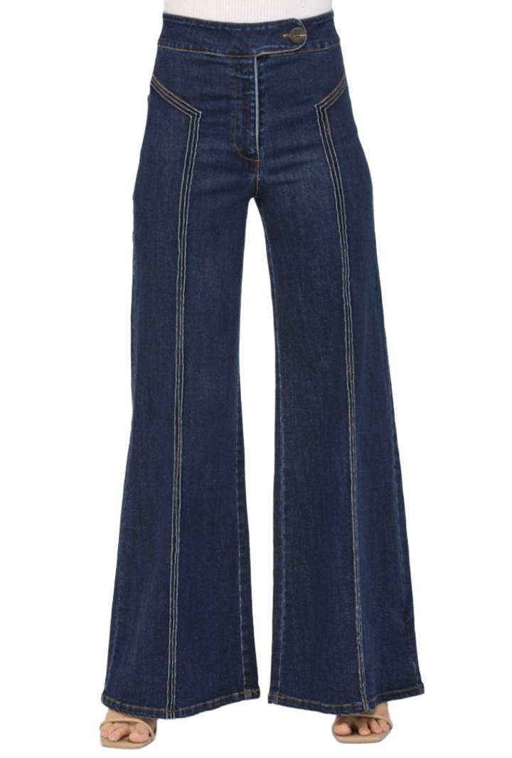 The Stefanie Pant- Dark Denim