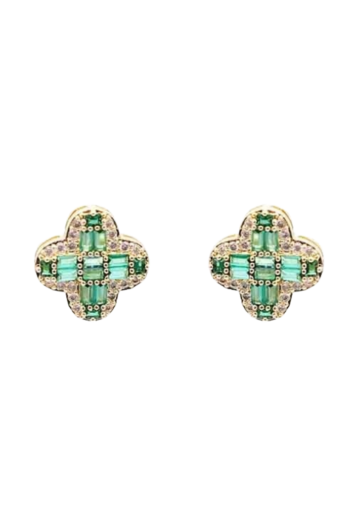 The Logan Earrings- Green