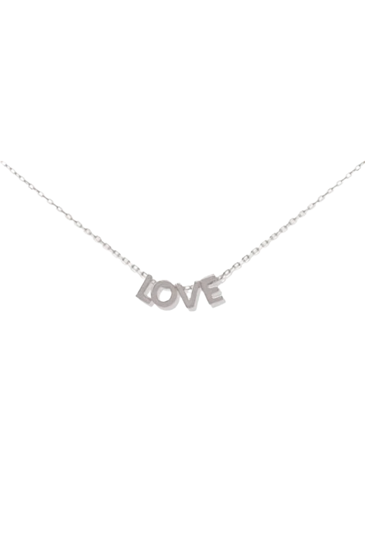 The Love Necklace- Silver