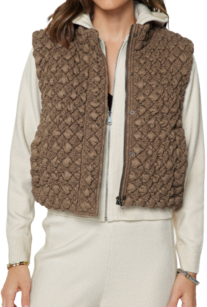 The Marbella Vest- Mocha