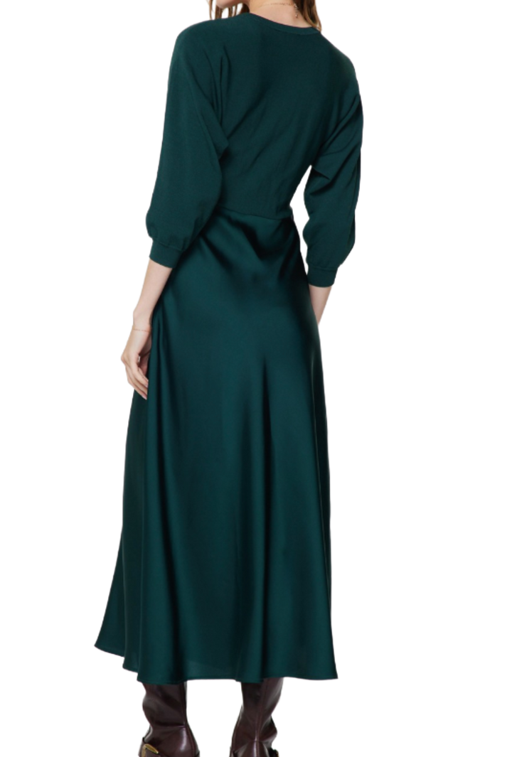 The Jenna Maxi Dress- Forest Green