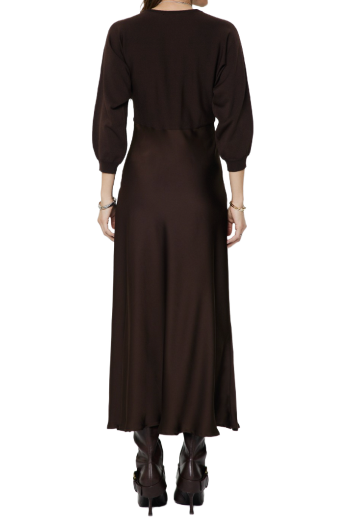 The Jenna Maxi Dress- Chocolate