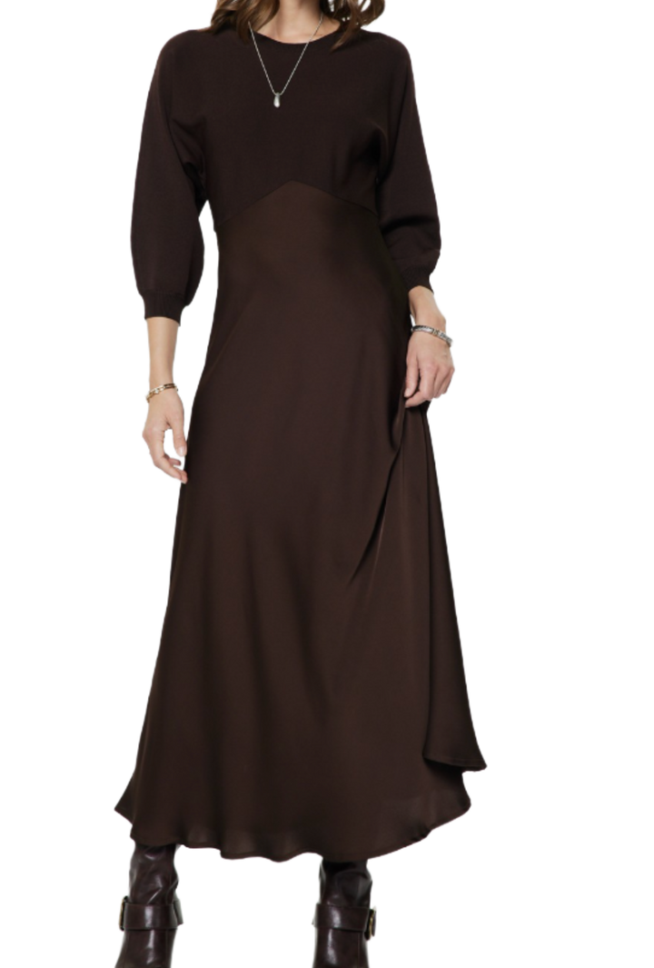 The Jenna Maxi Dress- Chocolate