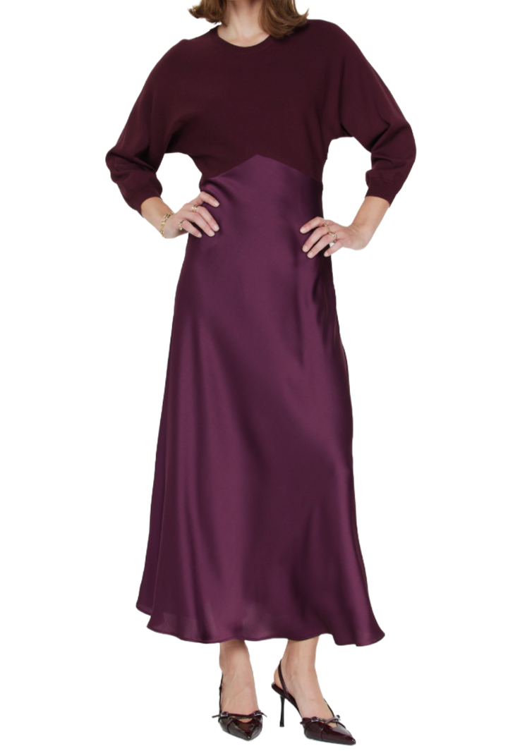 The Jenna Maxi Dress- Plum