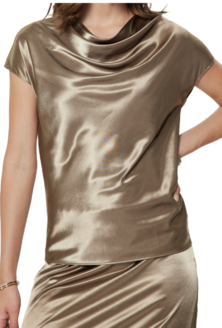 The Agentha Blouse- Champagne