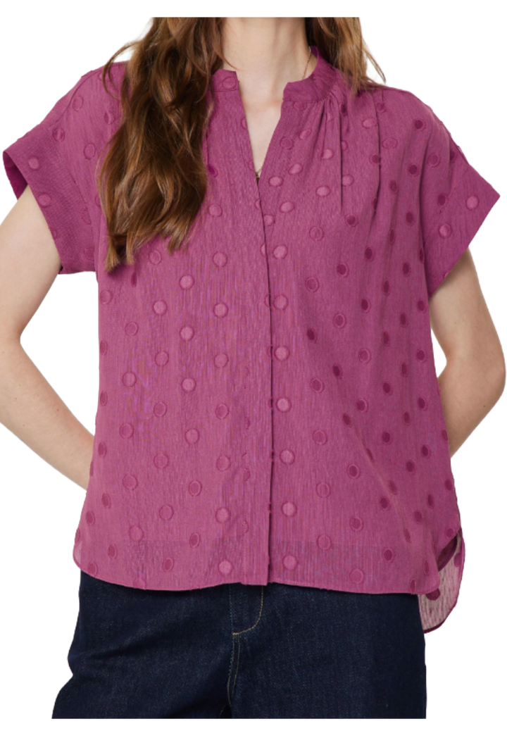 The Paula Blouse- Berry