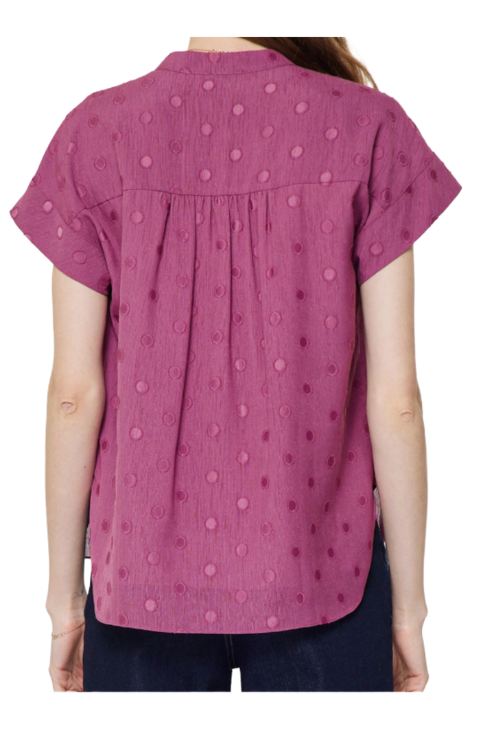 The Paula Blouse- Berry