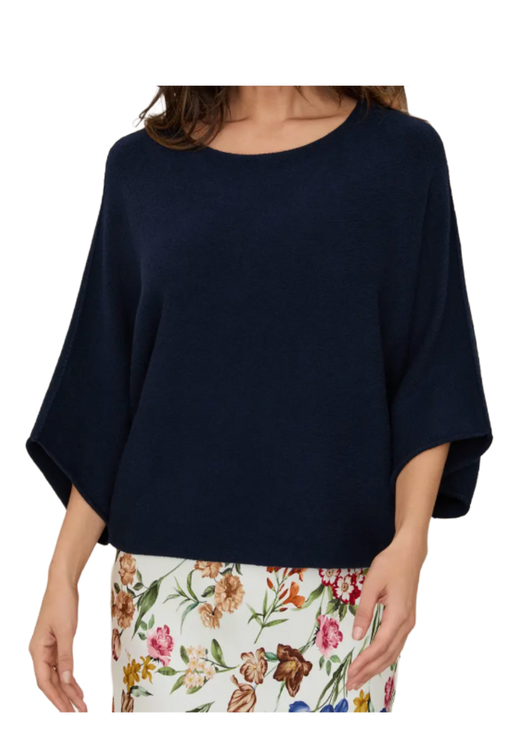 The Poppy Sweater- Navy