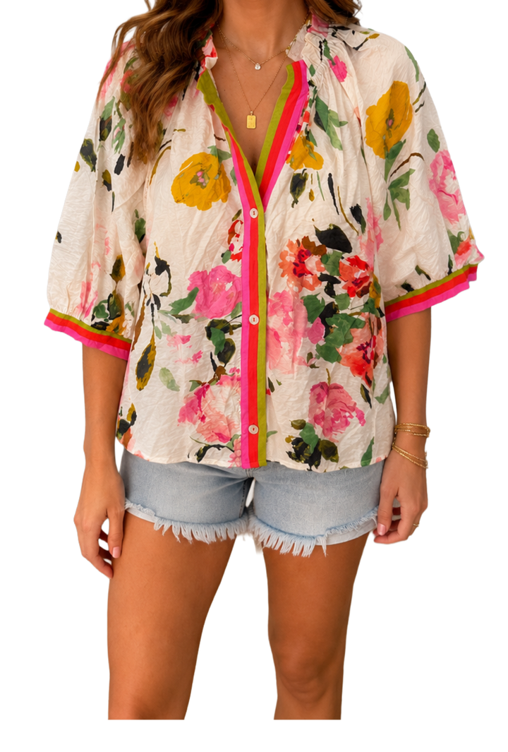 The Santorini Blouse