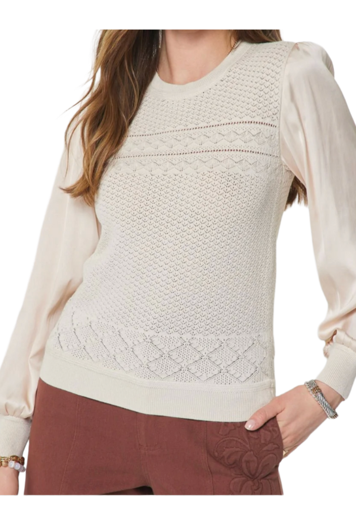 The Delaney Blouse- Cream