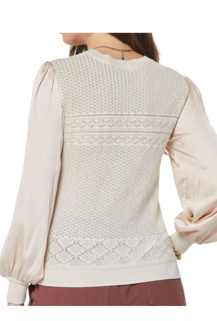 The Delaney Blouse- Cream