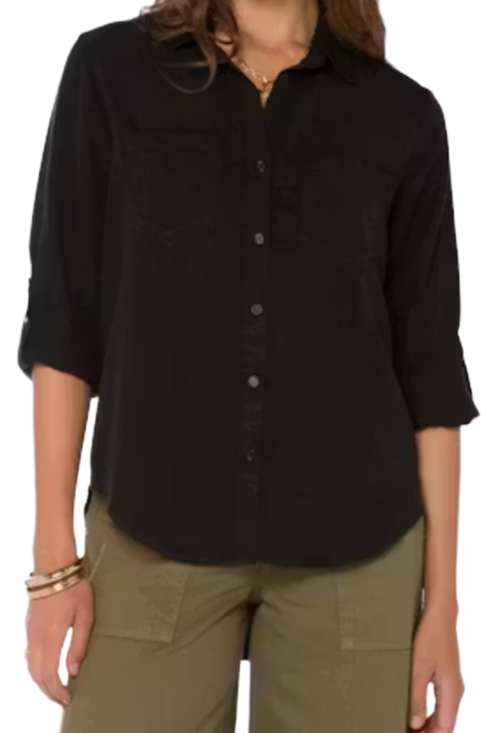 The Jannet Blouse- Black