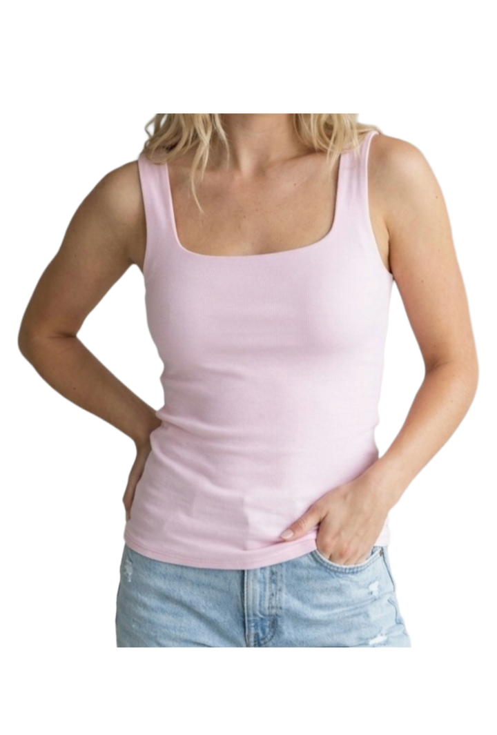 The Ambretta Top- Baby Pink