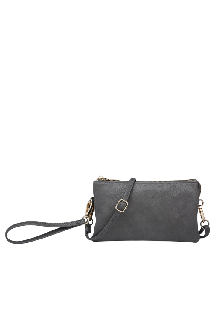 The Tabitha Clutch- Charcoal