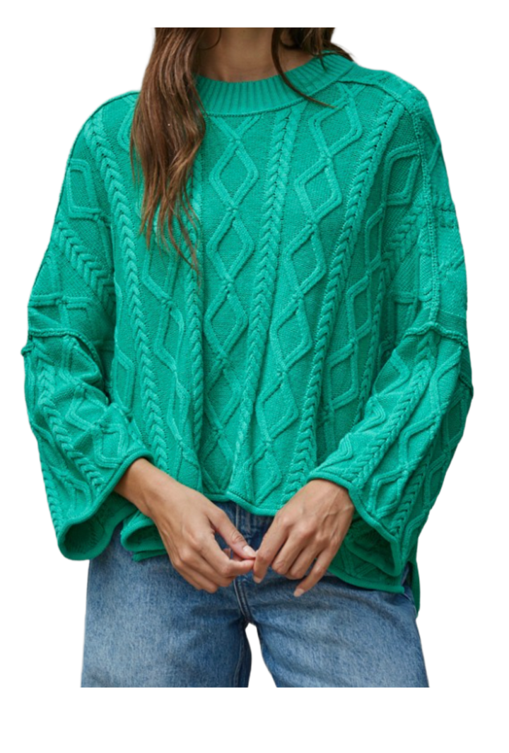 The Ava Sweater- green