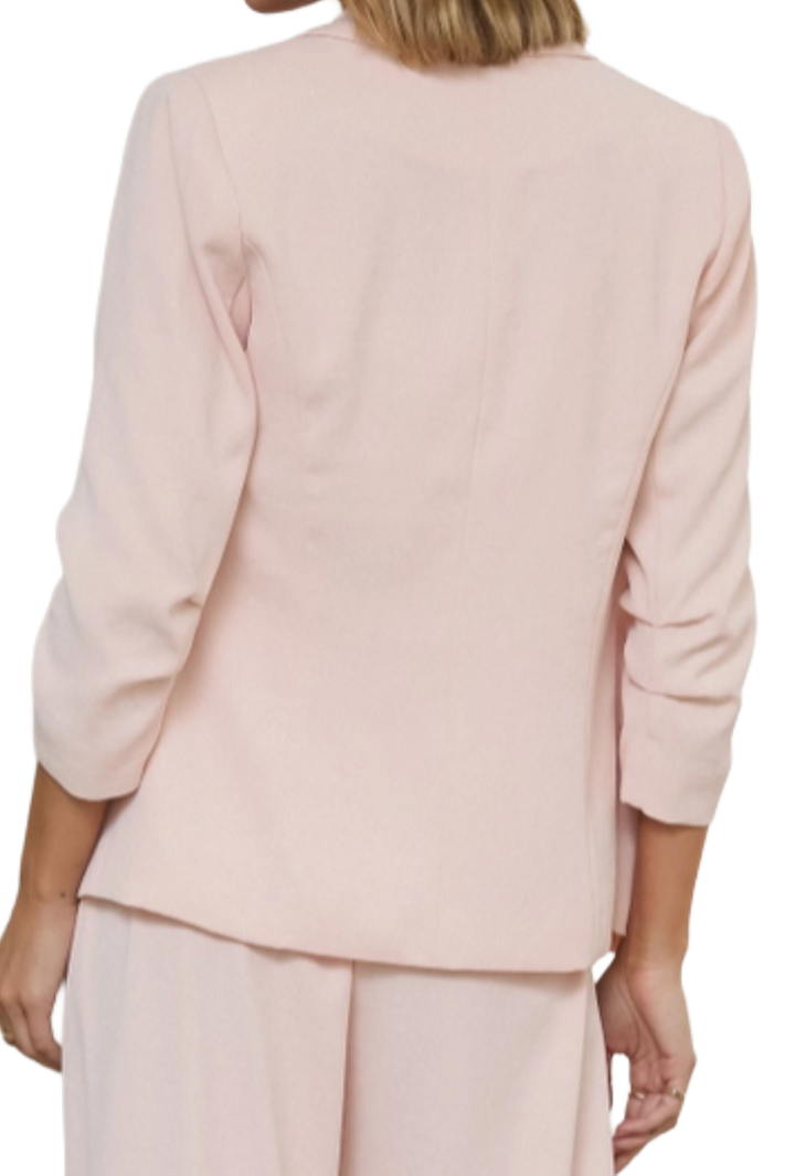 The Haylee Blazer- Blush