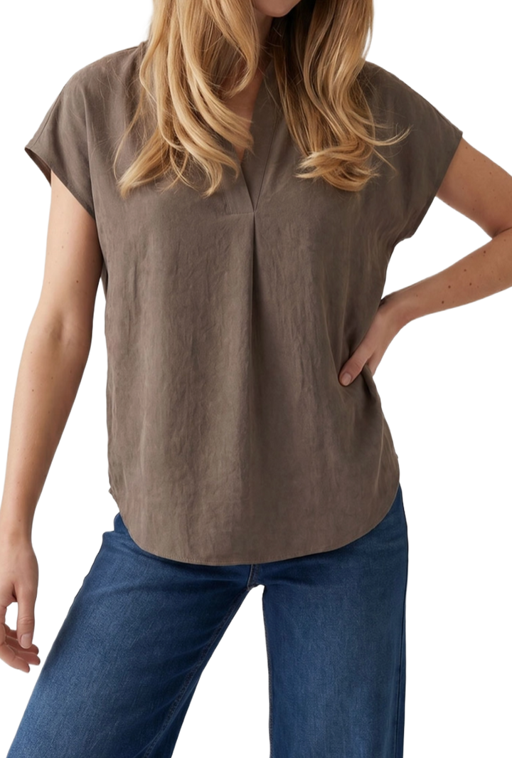 The Ashlyn Top- Matte Brown
