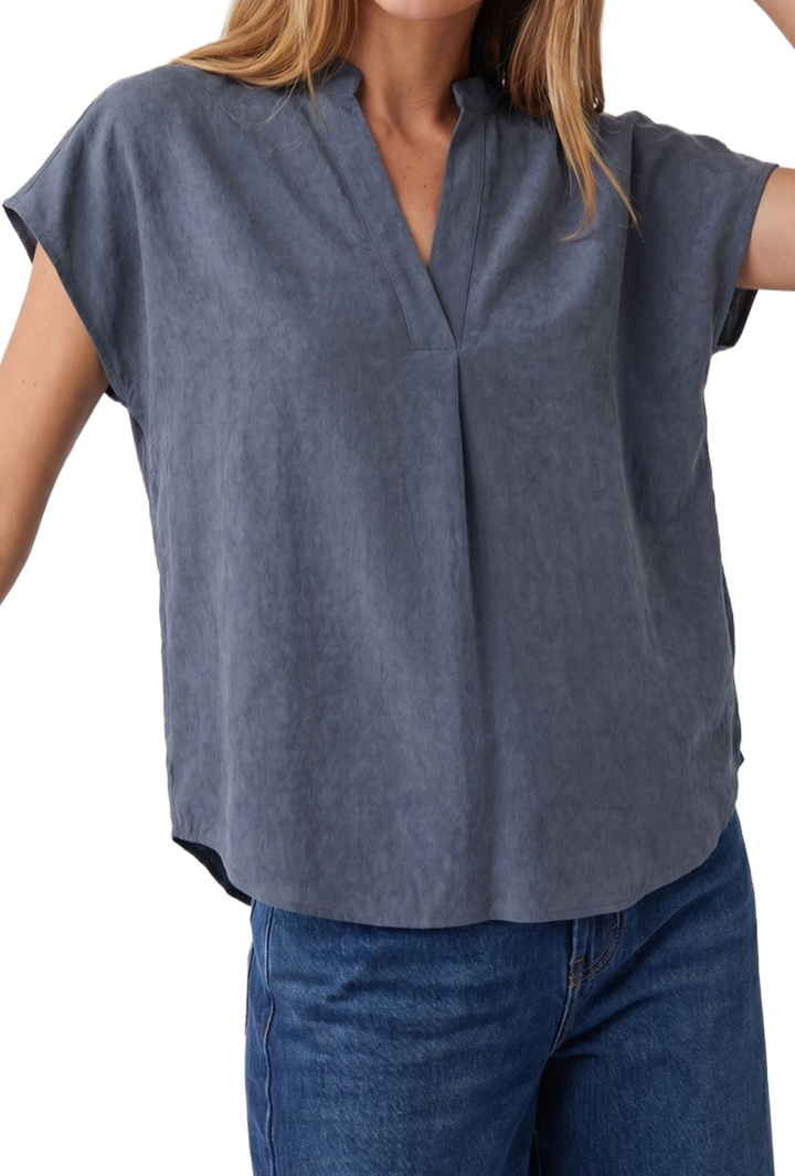 The Ashlyn Top- Matte Charcoal