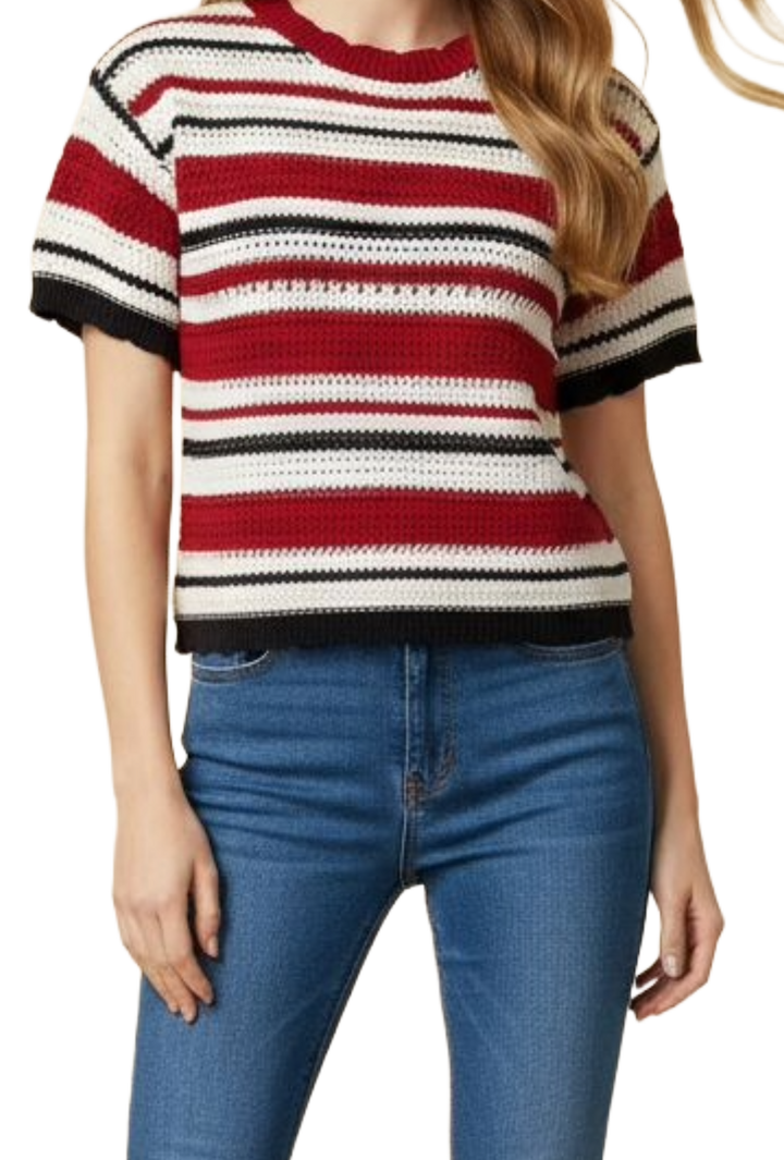 The Sabrina Sweater Top