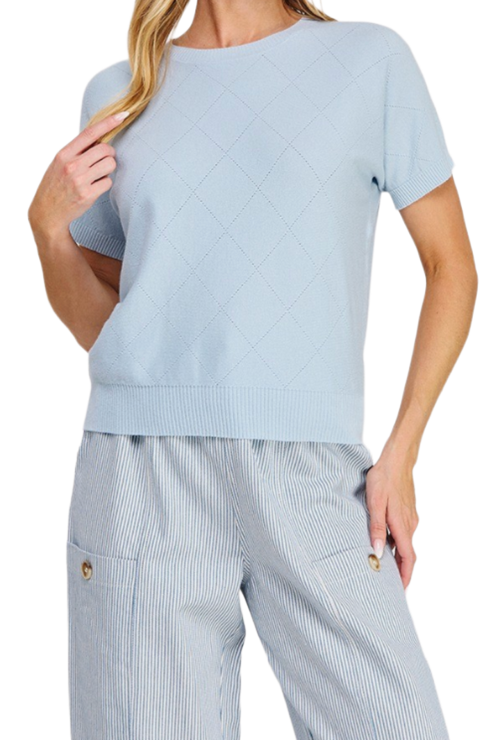 The Tumi Top- Sky Blue