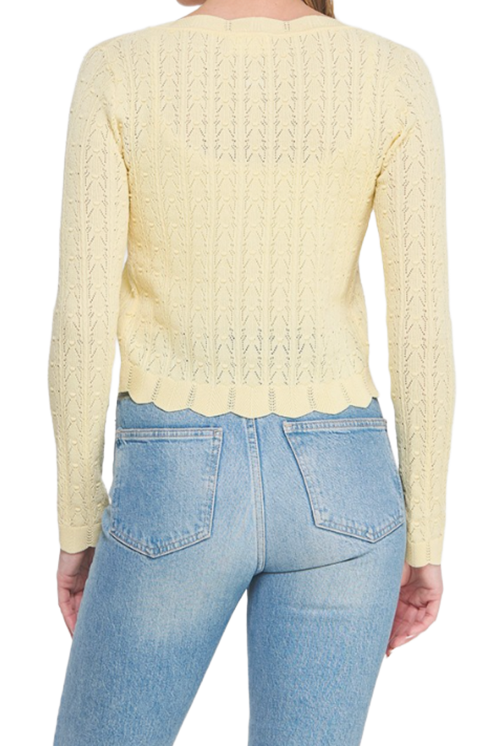 The Devina Cardigan- Butter Yellow