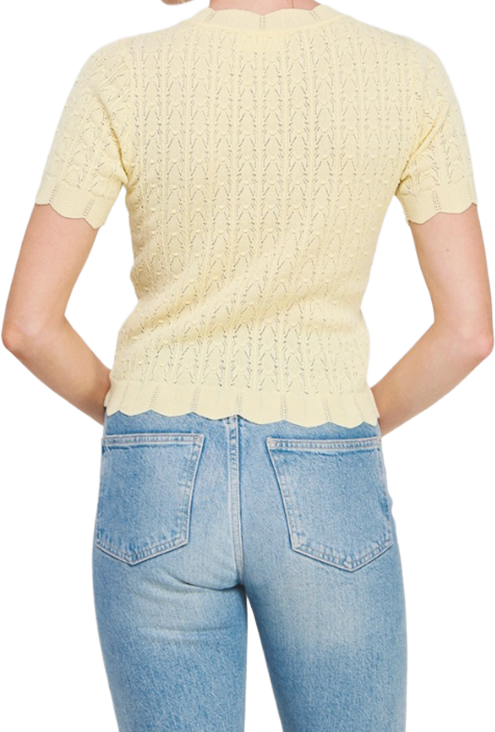 The Kahlani Top- Butter Yellow