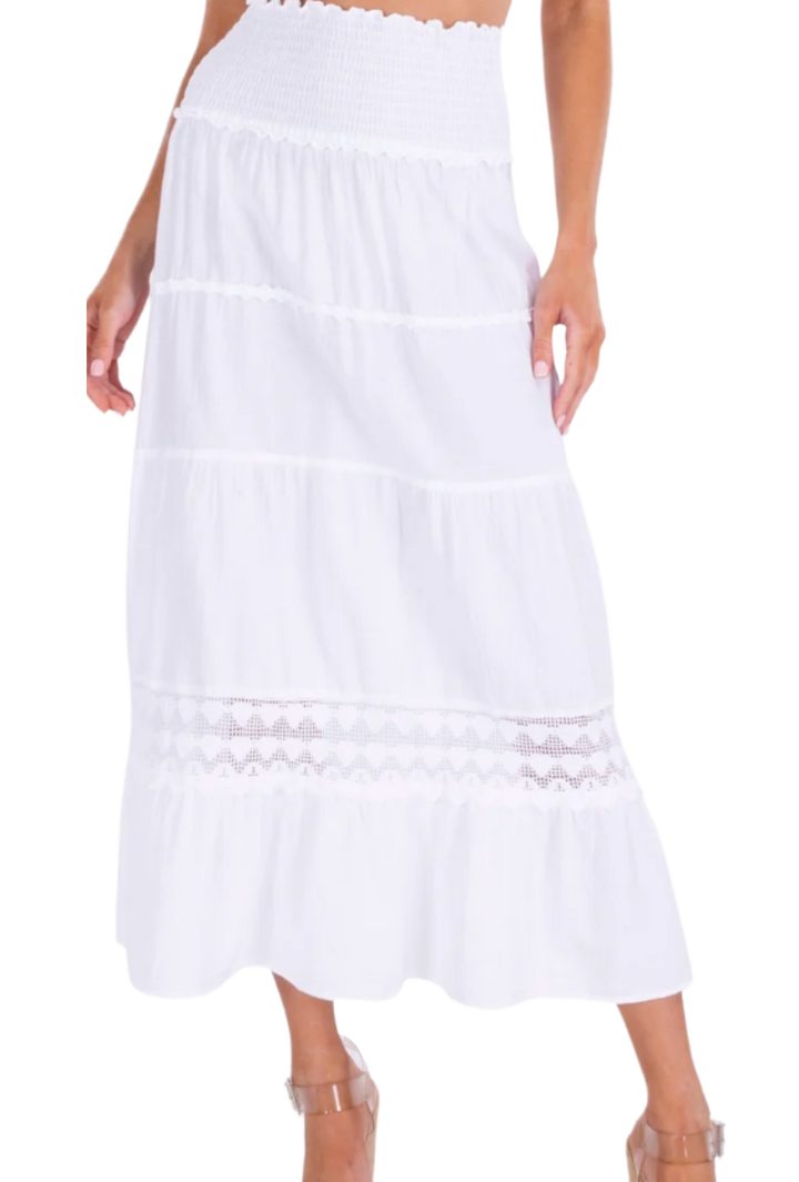 The Mika Skirt- White