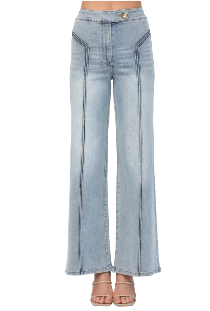 The Stefanie Pant- Denim