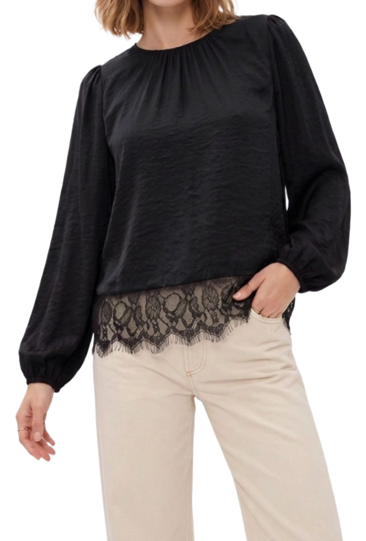 The Melissa Blouse- Black